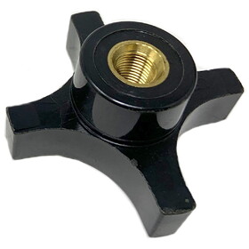 Gofer Knob - 4-Prong Thermoplastic Thru Hole .375-16 Thread