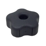 Gofer GKNB3085L 5-Lobed Soft Touch Thermoplstic Knob, Thru-Hole, 3/8-16 Thread