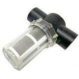 Gofer Long Bowl In-Line Strainer With Female Npt Ends - Fits Nilfisk/Advance, Clarke