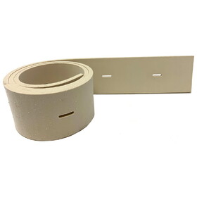 Gofer Rear Squeegee Blade - Natural Rubber (Tan), Fits Tennant 1014093