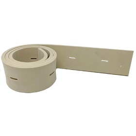 Gofer Rear Squeegee Blade - Natural Rubber (Tan), Fits Tennant 390936