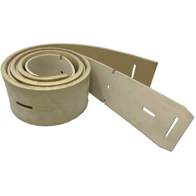 Gofer Squeegee Blade Set - Front And Rear Blades, Natural Rubber (Tan), Fits Advance 56413761