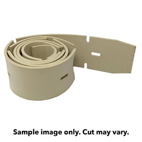 Gofer Front Squeegee Blade - Natural Rubber (Tan), Fits Tennant 1208358