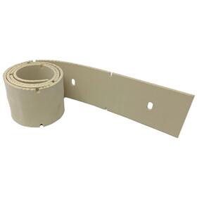 Gofer Front Squeegee Blade - Gum Rubber, Fits Advance 9095629000 (Oem Std)