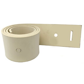 Gofer Rear Squeegee Blade - Natural Rubber (Tan), Fits Factory Cat 370-754G