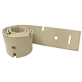 Gofer Front Squeegee Blade - Natural Rubber (Tan), Fits Factory Cat 370-755G