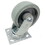 Nilfisk 5" X 2" Swivel Caster Wheel, Gray Poly On Aluminum-Alternative, Unsealed