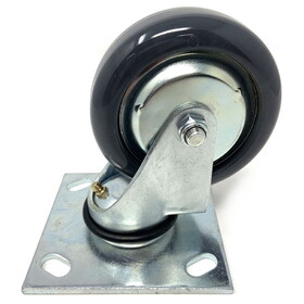 Tennant 4" X 1.375" Swivel Caster, Poly On Poly