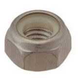 Tennant Hardware-Nut, Hex M8 X 1.25, Thin Pattern Nylon Insert, Stainless Steel