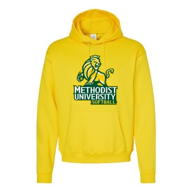 Hanes - Methodist University Softball Ecosmart® Hooded Sweatshirt