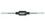 Field Tool Tw Str No 0 1/16 To 1/4, Straight Tap Wrench, Price/each