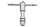 Field Tool Tw T-Hndl Std  1/16 - 5/32, #0 To #8 Tap Wrench