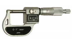 Field Tool Microm Dig-Mech 0-1 .0001, Digital Micrometer
