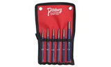 Field Tool Punch Solid Hex 6Pc Set, Solid Punch Set, In Pouch