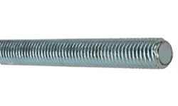 Field Tool Thd Rod(06) 6-32X36 Zinc, Zinc Plate Thrd Rod