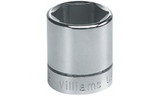 Williams 3/8Dr Skt 1/4 6P Wm, Chrome B-608