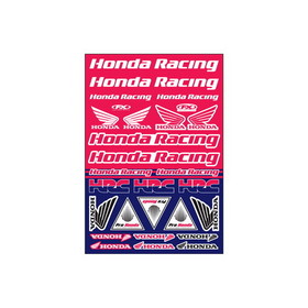 Honda Racing Sticker Sheet