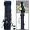 GOGO Oxford Cloth Fishing Rod Bag Water-Resistant Cylindrical Tackle Carrier for Outdoor Anglers