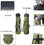 GOGO Oxford Cloth Fishing Rod Bag Water-Resistant Cylindrical Tackle Carrier for Outdoor Anglers
