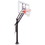 First Team Attack II Attack Bolt Down Basketball System with 36x48 acrylic backboard