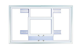 First Team FT230H 36"X60" Tempered Glass Backboard w/FT36-HFM