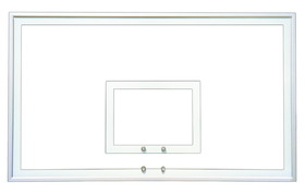 First Team FT232 42"X72" Glass Backboard (Use on Storm, Legend, Olympian&Titan Only)
