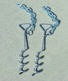 First Team FT4027 Auger-Style Goal Anchors (Set of Two)