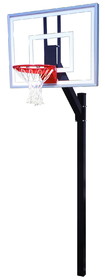 First Team Legacy III Legacy Direct Bury Basketball System with 36x54 acrylic backboard