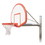 First Team Renegade Flight Renegade Direct Bury Basketball System with 39x54 fan-shaped fiberglass backboard