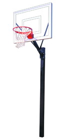 First Team Sport II Sport Direct Bury Basketball System with 36x48 acrylic backboard