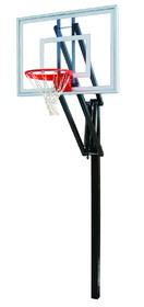 First Team Vector II Vector Direct Bury Basketball System with 36x48 acrylic backboard