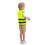TOPTIE 10 Packs Kids Safety Reflective Vests Running Vest Running Gear with Elastic Waistband