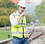 TOPTIE Surveyors Safety Vest, Multi Pockets Bright Construction Workwear for Men and Women