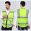 TOPTIE Custom Surveyors Safety Vest, Multi Pockets Bright Construction Workwear for Men and Women