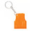 Muka Reflective Keychain Safety Vest Keychain For Worker, Construction Workers And Crossing Guards, Bulk Sale