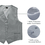 TOPTIE 6 PCS Solid Color Satin shimmer Tuxedo Vest With 6 Buttons for Formal Business Suit Wholesale