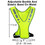 Customized Reflective Running Vest Gear with Pocket, Safety Reflective Vest for Night Cycling Walking Bicycle Jogging