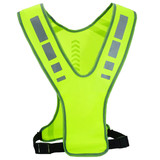 Reflective Running Vest Gear with Pocket, Safety Reflective Vest for Night Cycling Walking Bicycle Jogging