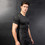 TOPTIE Men's Compression Base Layer, Short Sleeve Sports Top, Athletic Workout T-Shirt