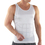TOPTIE 3 Pack Men's Slimming Body Shaper Waist Trainer Vest, Chest Gynecomastia Compression Shirt