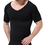 TOPTIE Seamless Compression V-neck Short Sleeve T-Shirt, Men's Shapewear Undershirt