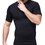 TOPTIE Men's 3 Pack Compression Undershirt, Short Sleeve Slimming Body Shaper