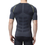 TopTie Men's Short Sleeve Running Fitness Workout Compression Base Layer Shirt