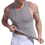 TopTie Men's Body Shaper Tank Top, Stretchy Undershirt For Exercising