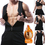 TOPTIE Men Compression Shirts Tummy Shaper Sauna Suit Waist Trainer Corset Weightloss
