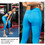 TOPTIE Yoga Pants with Pockets, Tummy Control Workout Running Capri Leggings for Women
