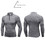 TOPTIE Men's Long Sleeve Compression Shirt Slim Fit Fleece-lined Top Running Shirts