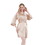 Toptie Custom Embriodered Silk Satin Robe for Womens SPA Birthday Party Beauty Salon Robe