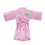 TOPTIE Personalized Silk Robe Embroidered Kid's Name for Girls Birthday SPA Party Satin Kimono