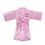 TOPTIE Personalized Silk Robe Heat-transfer Kid's Name for Girls Birthday SPA Party Satin Kimono